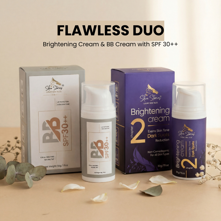 Flawless Duo | Brightening Cream & BB Cream for Natural Glow