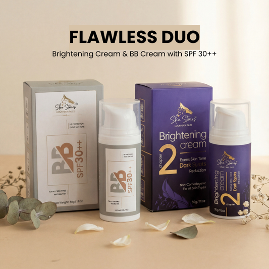 Flawless Duo | Brightening Cream & BB Cream for Natural Glow