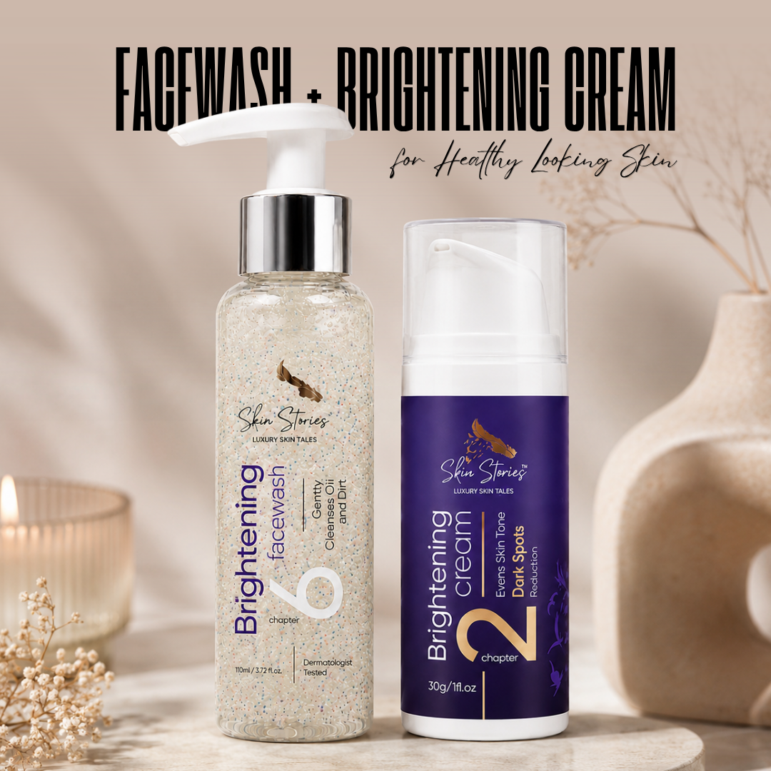 Bright & Glow Duo | Facewash & Brightening Cream Bundle